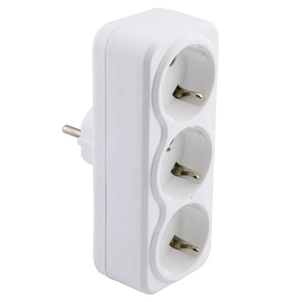 Fiş Priz Topraklı Çoklu Grup Priz Çoğaltıcı Üçlü Golyat Elektrik Prizi 3lü - 2