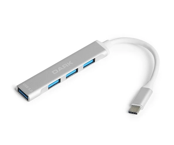 Dark Connect Master X4 USB C To 4 Port USB3.0 Usb Çoklayıcı DK-AC-USB310C