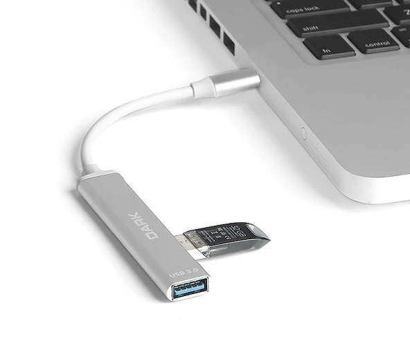Dark Connect Master X4 USB C To 4 Port USB3.0 Usb Çoklayıcı DK-AC-USB310C - 3