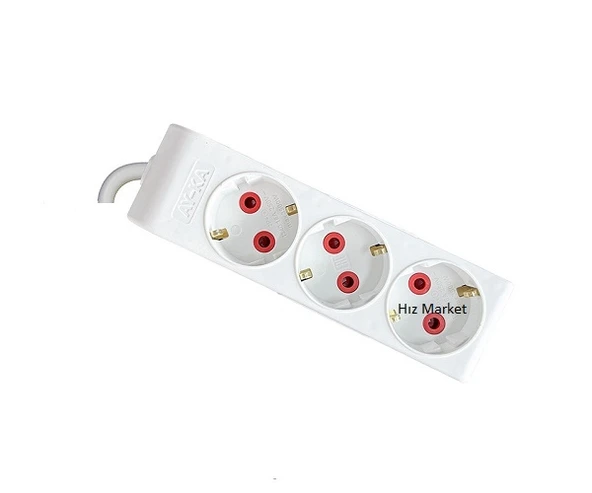 Ayka 3 Lü 5 Metrelik Topraklı Ara Kablosu - 3