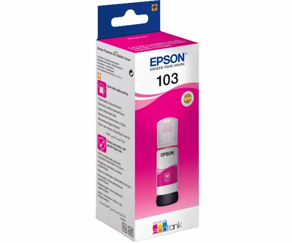 Epson 103 L3110/L3111/L3150/L3151 65 ml Magenta Pembe Mürekkep