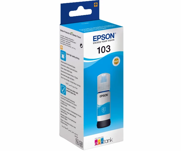 Epson 103 L3110/L3111/L3150/L3151 65 ml Cyan Mavi Mürekkep