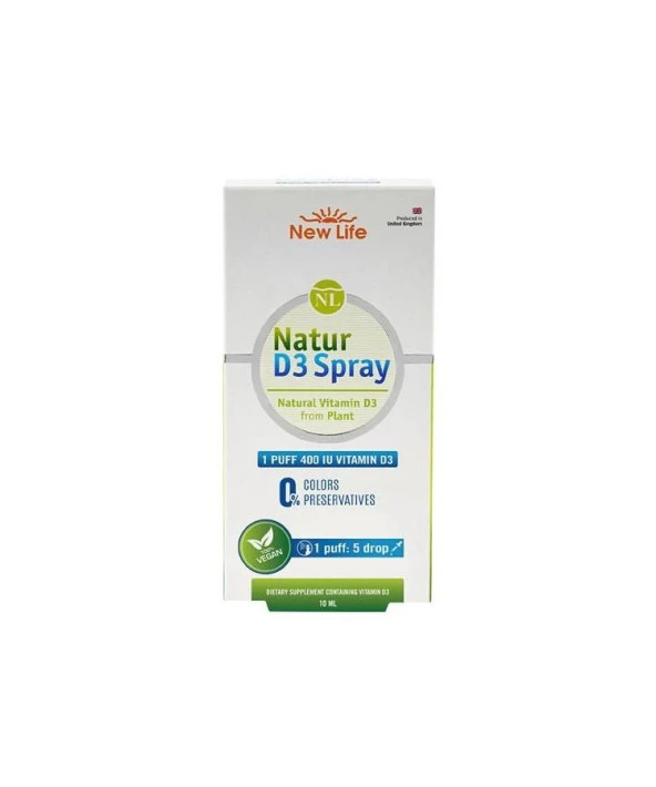 New Life Natur D3 Spray 400 IU 10 ML
