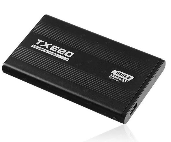 TX TXACE20 2.5 USB 3.0 Siyah Sata Harici HDD Kutusu