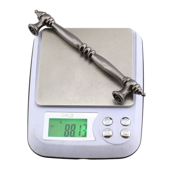 Petek Lüx Mutfak Mobilya Çekmece Dolabı Dolap Kapak Kulpu Kulbu Düz Metal Kulpları Kulpu Füme 128 Mm - 5