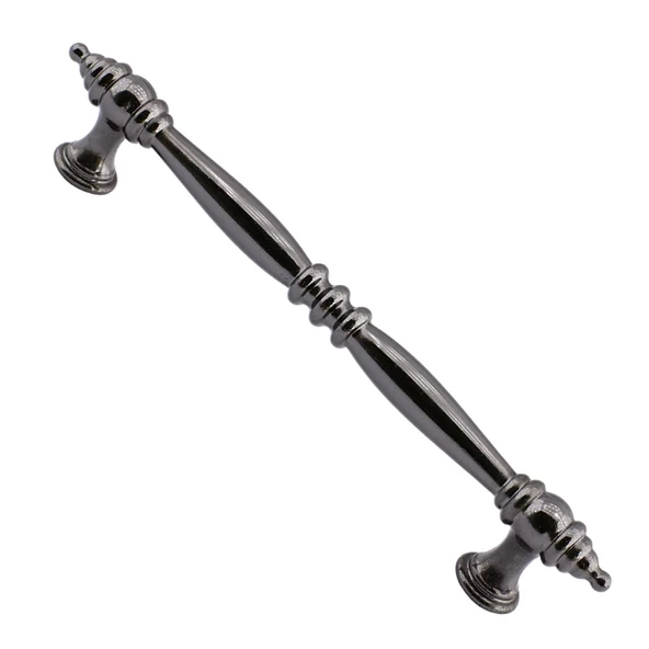 Petek Lüx Mutfak Mobilya Çekmece Dolabı Dolap Kapak Kulpu Kulbu Düz Metal Kulpları Kulpu Füme 128 Mm - 7