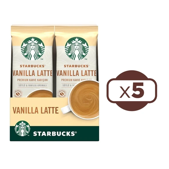 Starbucks Vanilla Latte Premium Kahve Karışımı 21.5 G X 50 Adet - 3