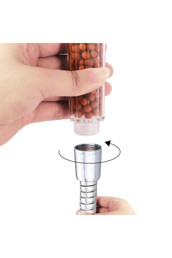 Filtreli Arıtmalı Su Tasarruflu Boncuklu Eco Duş Başlığı - 2