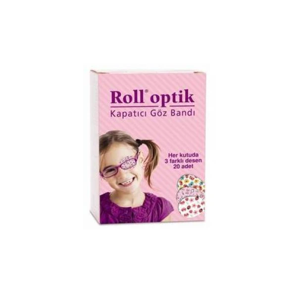 Roll Optik 20'li Kız Kapatıcı Göz Bandı