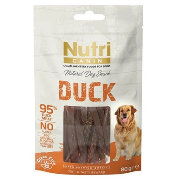 Nutri Canin Tahılsız Ördekli Köpek Ödül Maması 80 Gr