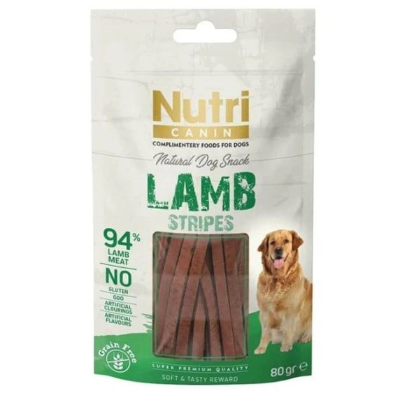 Nutri Canin Tahılsız Kuzulu Köpek Ödül Maması 80 Gr