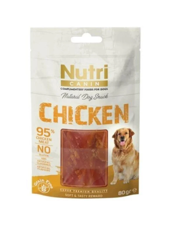 Nutri Canin Tavuklu Tahılsız Köpek Ödül Maması 80 Gr