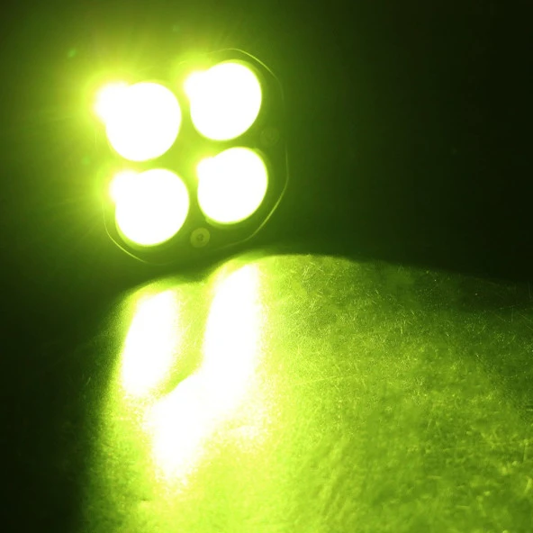 sis lambası Off-road 4 led 12-32V 40W -set Sarı / LASS284-1 - 2