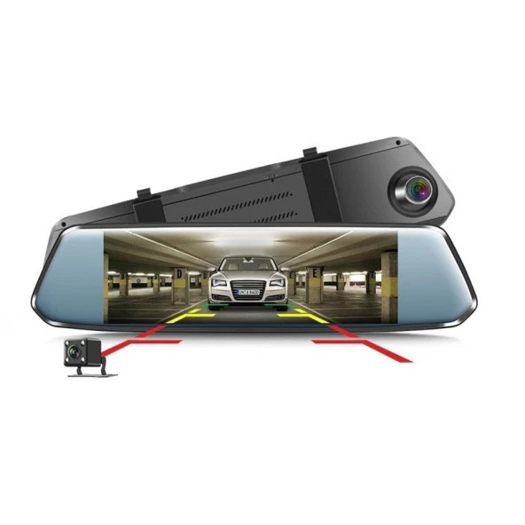 SPACE 7inch DVR 9 metre kablolu ticari araçlar için Aynalı Araç Kamerası - 5