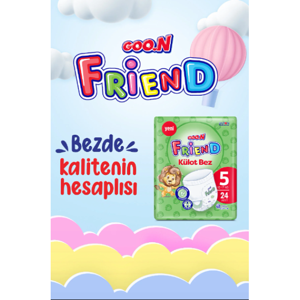 Goon Friend 6 Numara Külot Bebek Bezi Ultra Fırsat Paketi Cilt Dostu 120 Adet - 2