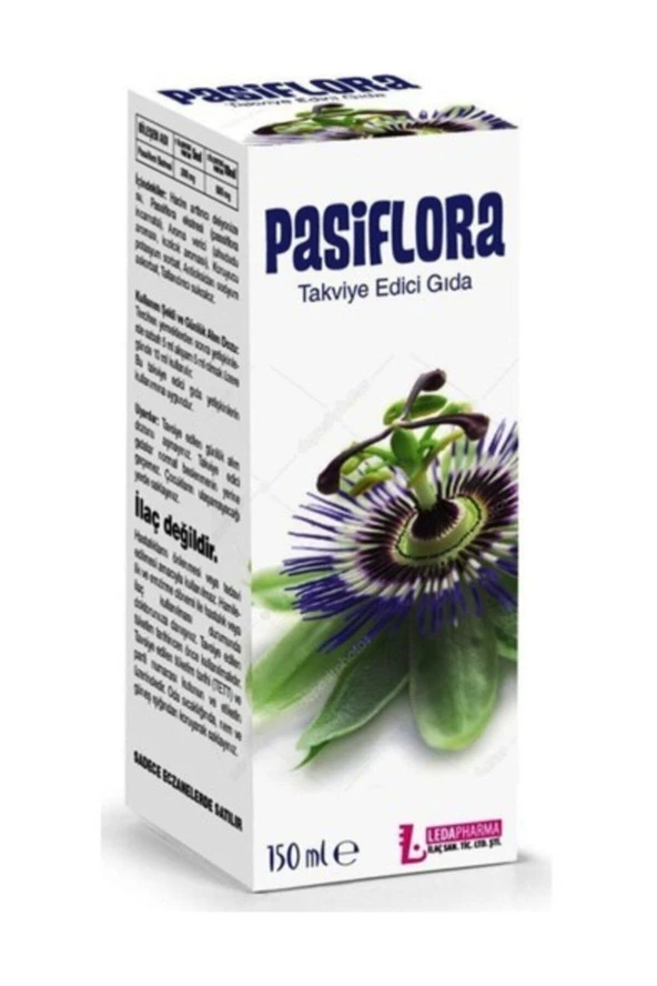 LEDAPHARMA LEDAPHARMA Pasiflora Sıvı Takviye Edici Gıda Şurup 150 Ml