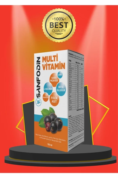 VİVUS Sanfodin Kids Multvitamin Şurup 150 ml - 4