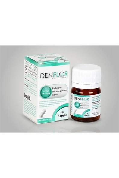 DENFLOR STD Denflor Probiyotik 10 Kapsül ( TEKLİDİR ) - 2