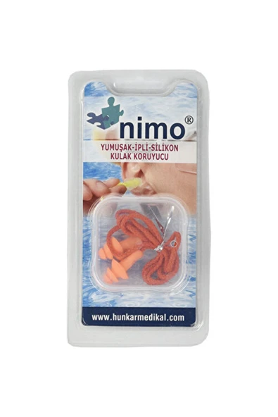 NİMO Yumuşak Ipli Silikon Kulak Koruyucu