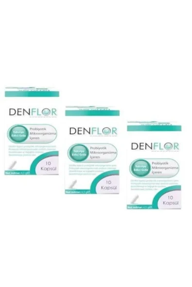 DENFLOR 4a Probiyotik 10 Tablet X 3 Adet