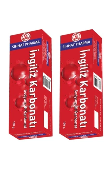 SIHHAT KİMYA Ingiliz Karbonatı 100 gr X 2 Adet