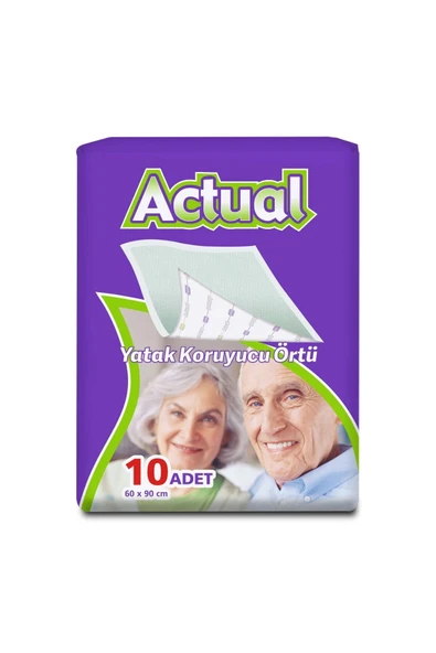 ACTUAL Hasta Bezi Yatak Korucusu 90x60 10'lu Paket - 2