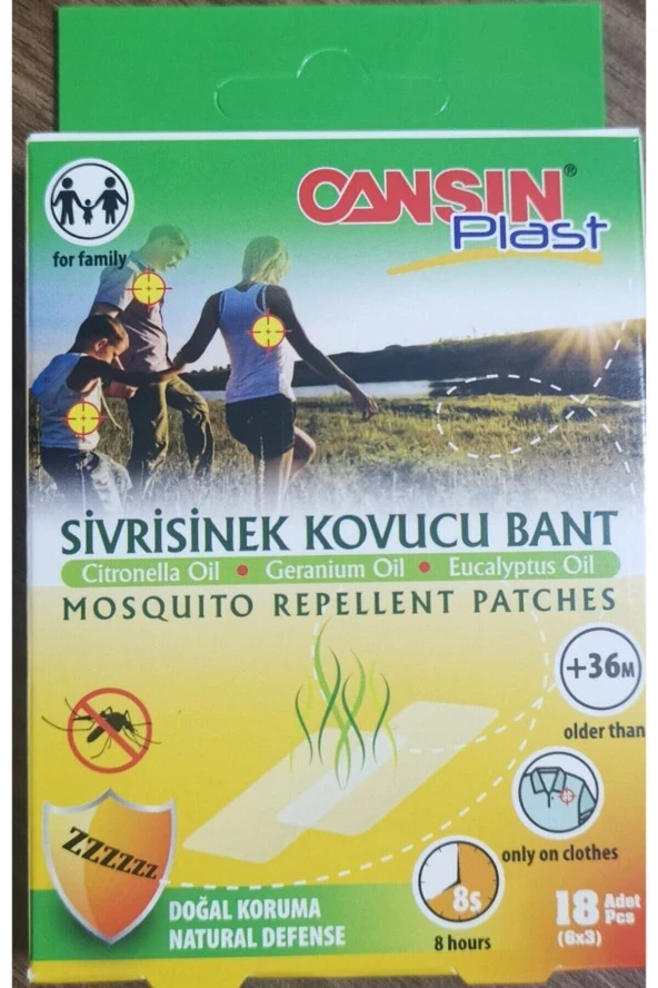 CANSIN CANSIN Plast Sivrisinek Kovucu Bant