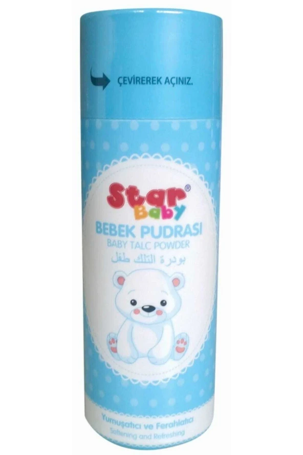 STAR BABY STAR BABY Erkek Bebek Mavi  Pudra 100 Gr