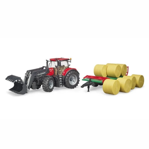 Bruder Case IH Optum 3000 Cvx Traktör ve Römork Takımı - 2
