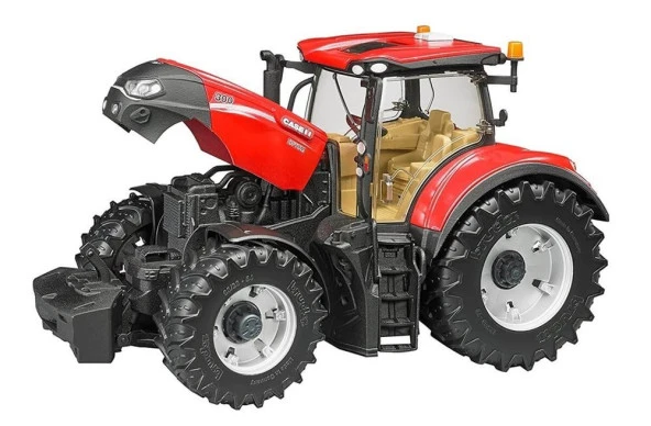 Bruder Case IH Optum 3000 Cvx Traktör ve Römork Takımı - 4