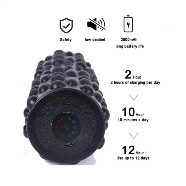 Titreşimli Foam Roller Masaj Cihazı - 2