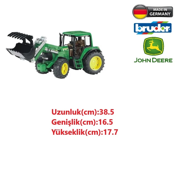 Bruder John Deere 6920 Kepçeli Traktör Oyuncak - 2