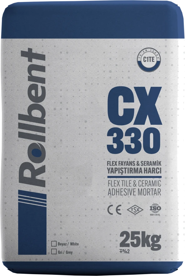 Seramik Fayans Karo Yapıştırıcı Gri 25 kg