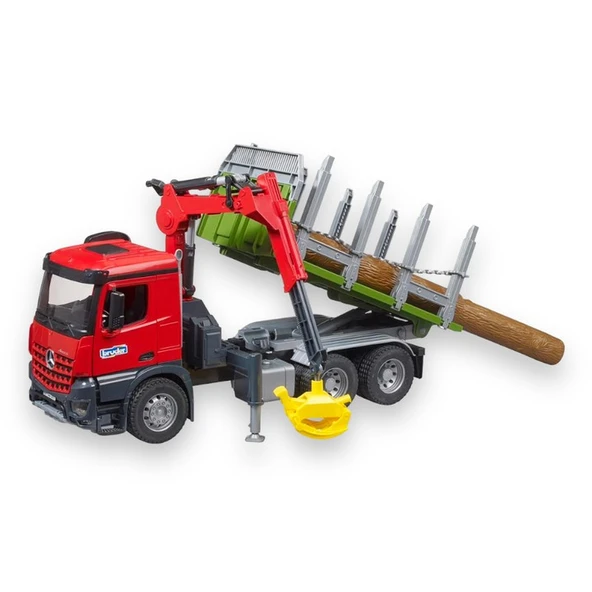 Bruder Mercedes Benz Arocs Kütük Taşıyıcı Kamyon Oyuncak - 4