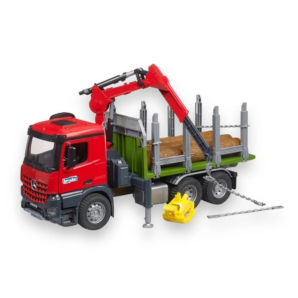 Bruder Mercedes Benz Arocs Kütük Taşıyıcı Kamyon Oyuncak - 10