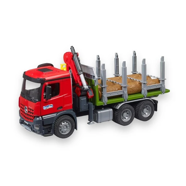 Bruder Mercedes Benz Arocs Kütük Taşıyıcı Kamyon Oyuncak - 6