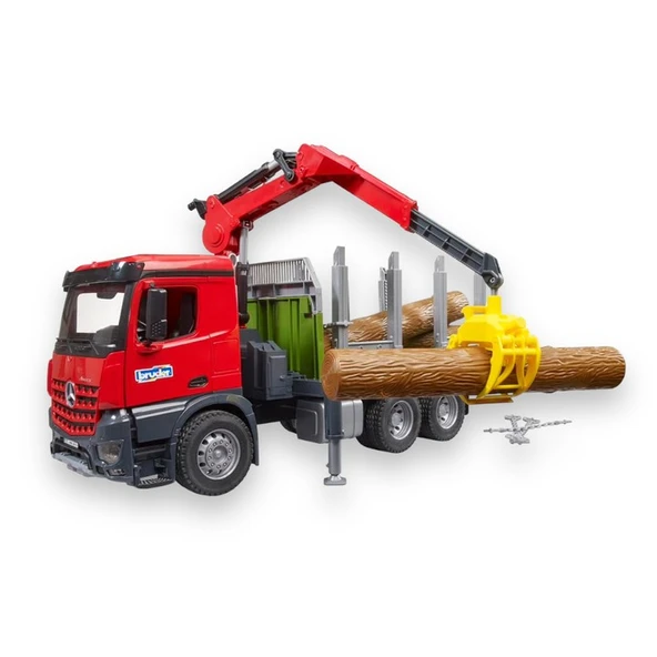Bruder Mercedes Benz Arocs Kütük Taşıyıcı Kamyon Oyuncak - 5