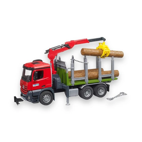 Bruder Mercedes Benz Arocs Kütük Taşıyıcı Kamyon Oyuncak - 3