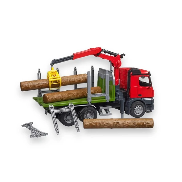 Bruder Mercedes Benz Arocs Kütük Taşıyıcı Kamyon Oyuncak - 8