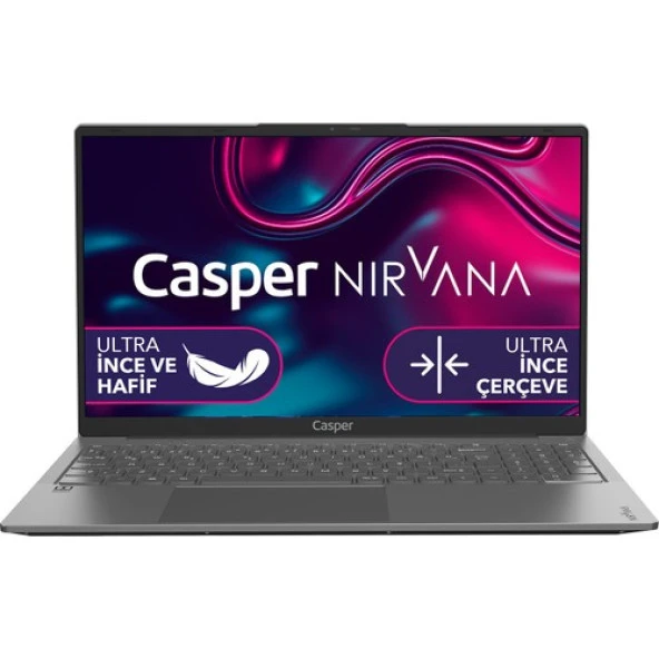 Casper Nirvana X600.139H-BV00X-G-F Intel Core i7-11390H 16 GB RAM 500GB NVME SSD GEN4 Freedos