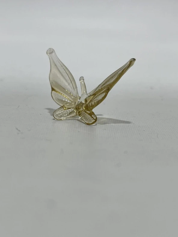 El Yapımı Mini Murano Cam Kelebek Biblo A153-04 - Resim 3