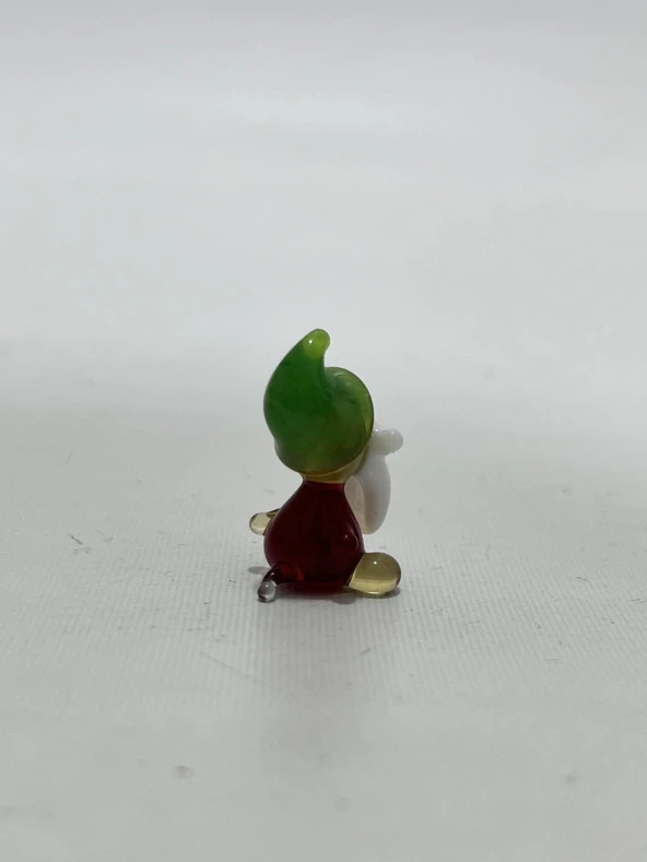 El Yapımı Mini Murano Cam Şirinler Biblo A153-06 - Resim 3