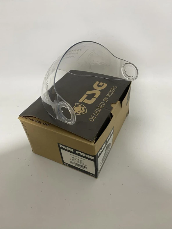 Tsg Pass Koruyucu Kask Vizörü Transparan - 3