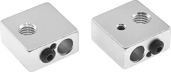 3D Yazıcı 20X20X10MM Mk8 Isıtıcı Blok - 2