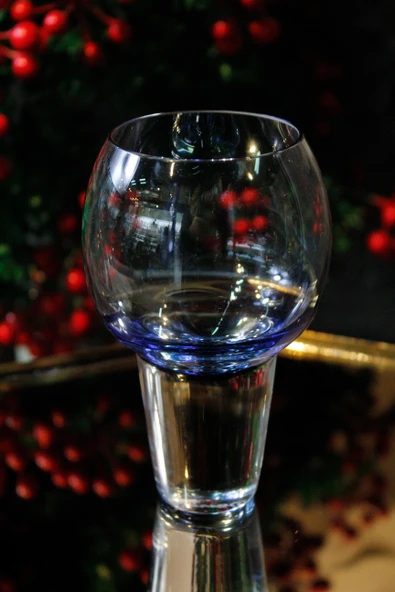 Paşabahçe Kristal Dolgu Tabanlı Kırmızı Şarap Kadehi 1 Adet 1023479 22054 - Resim 2