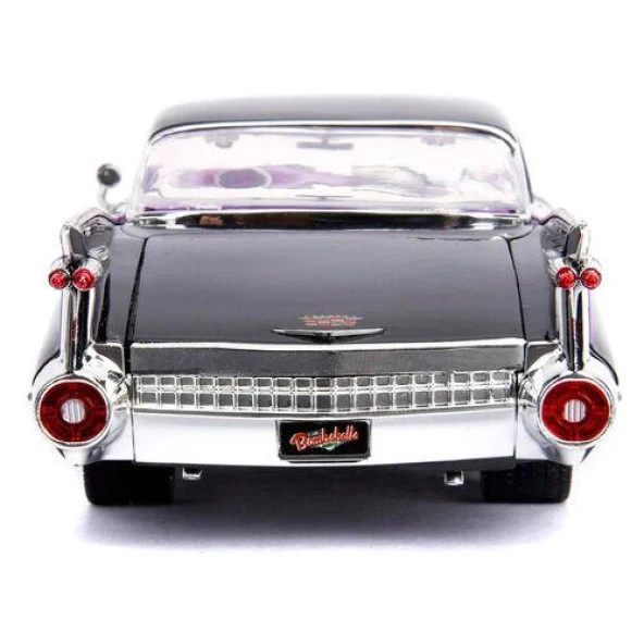 Jada Catwoman 1959 Cadillac Coupe Deville 1:24 Siyah Model Araba - 5