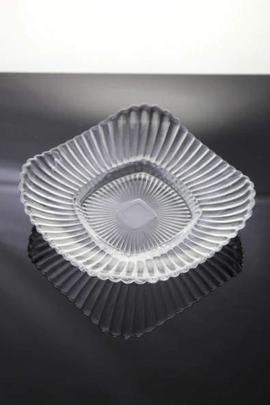 Paşabahçe Denizlicam El İmalatı Kristal 2'li  Kare Kase 640012 24091 ürün görseli 1