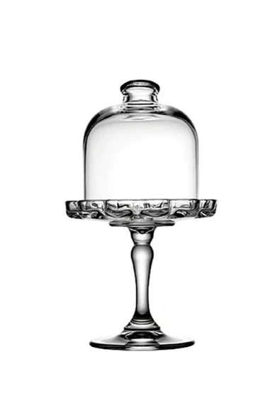 Paşabahçe 96457 Mini Ayaklı Kapaklı Servis Tabağı 54204 - Resim 2