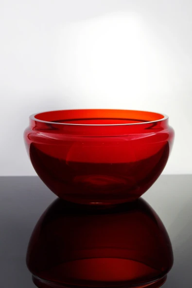 Paşabahçe Kristal Bordo Derin Kase 208640 18490  15x9.5 Cm ürün görseli 1