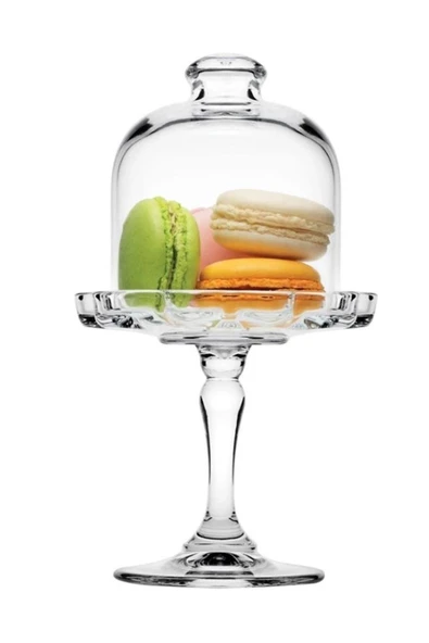 Paşabahçe 96457 Mini Ayaklı Kapaklı Servis Tabağı 54204 ürün görseli